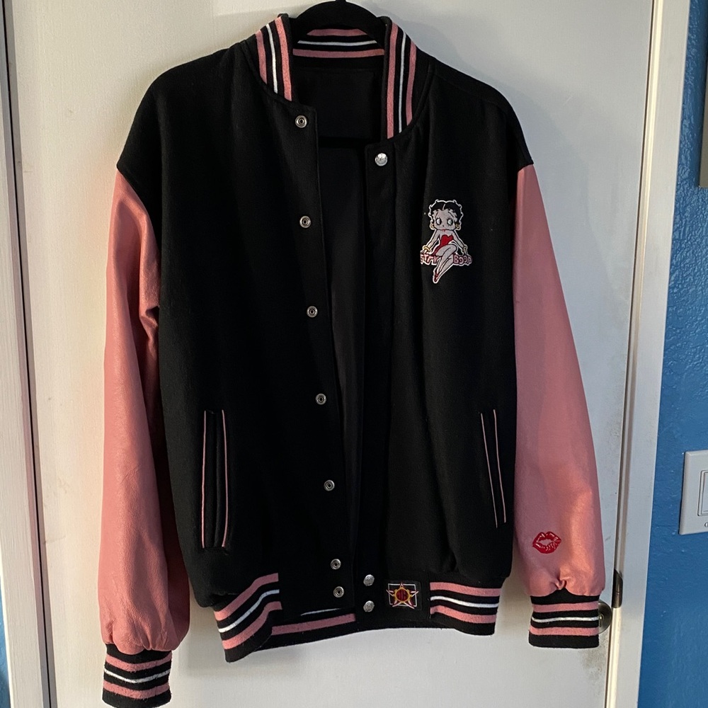 Jeff Hamilton Betty boop reversible jacket size M